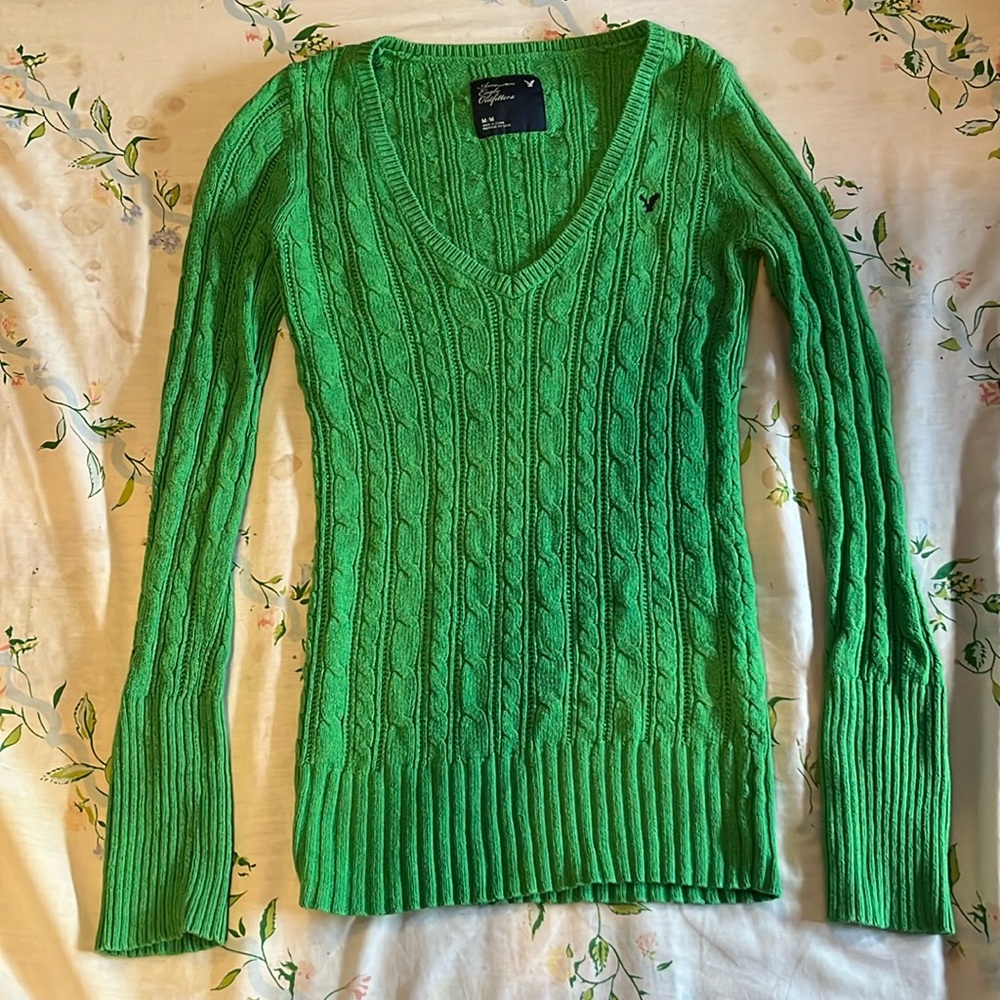 Green sweater